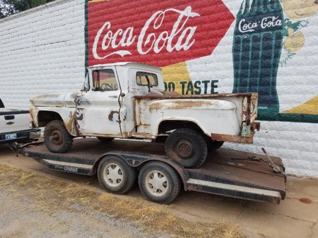 1963 White Chevrolet C-10 Standard Cab Pickup