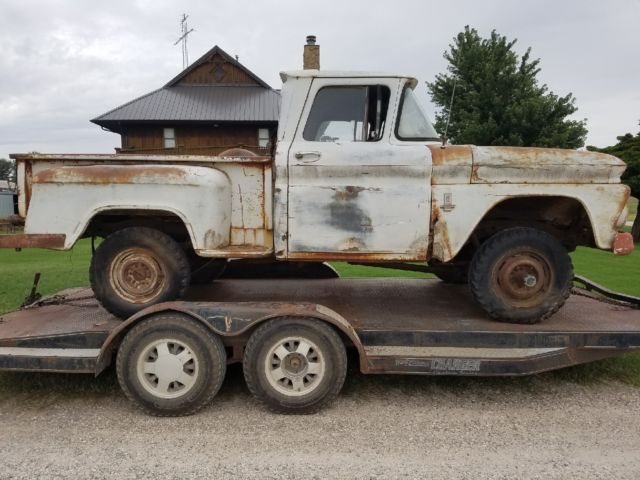 1963 White Chevrolet C-10 Standard Cab Pickup