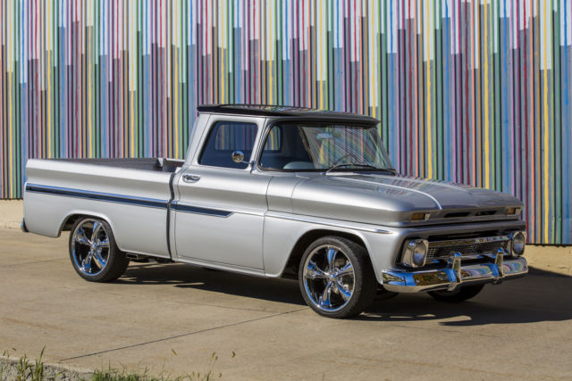 1963 Silver Chevrolet C-10 Standard Cab Pickup