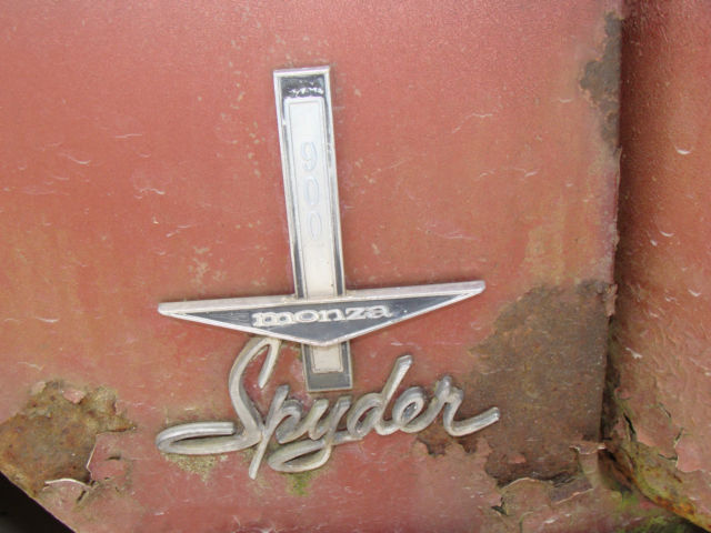 1963 Red Chevrolet Corvair Convertible