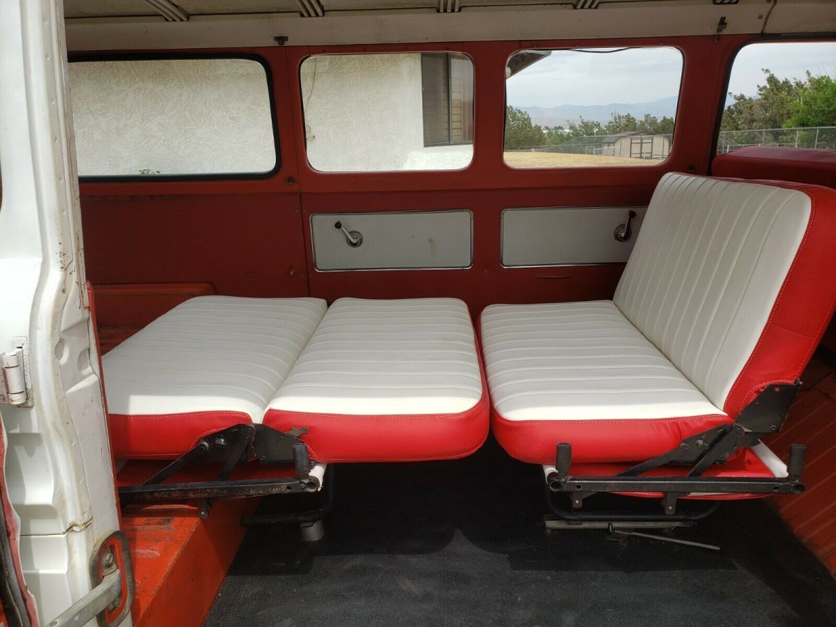 1963 White Chevrolet Corvair Van