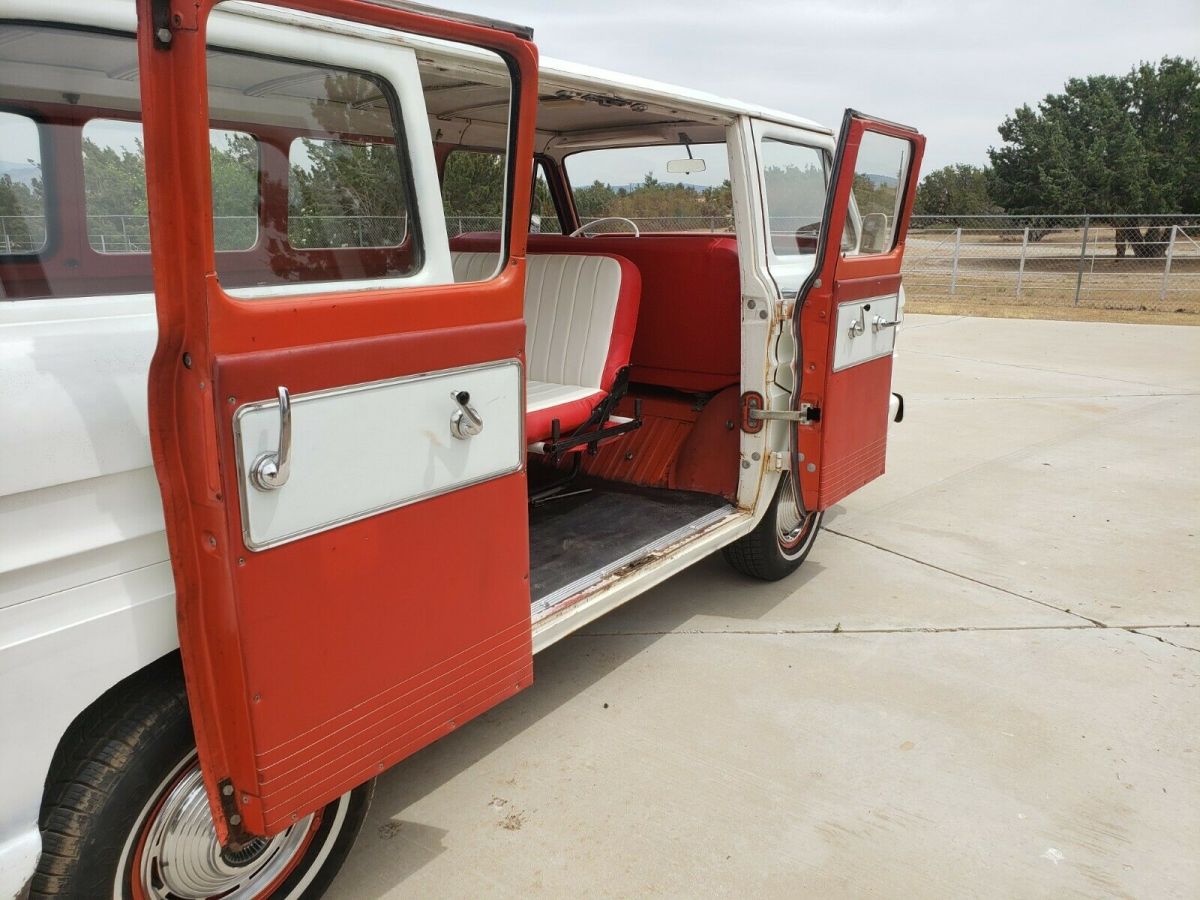 1963 White Chevrolet Corvair Van