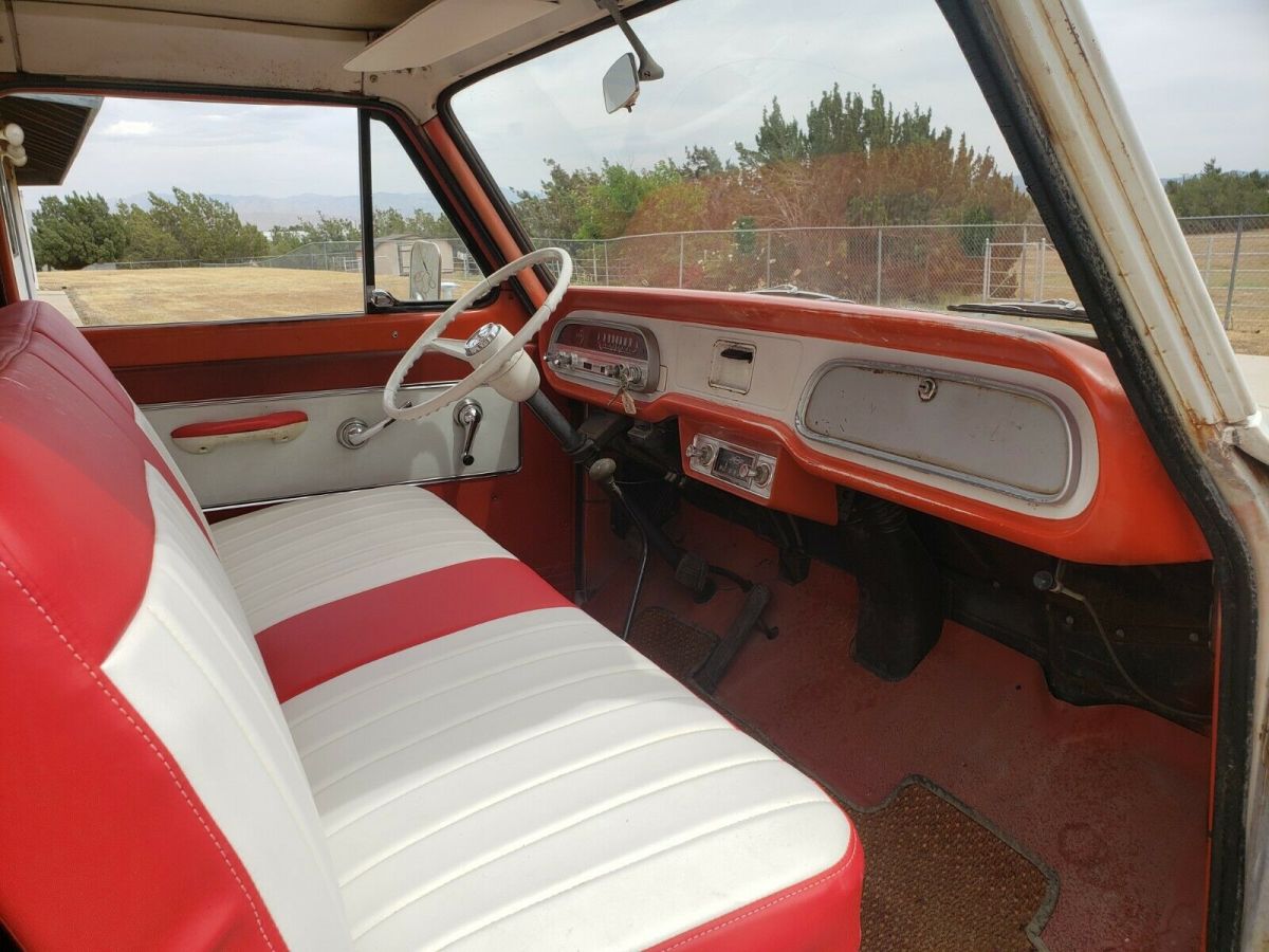 1963 White Chevrolet Corvair Van