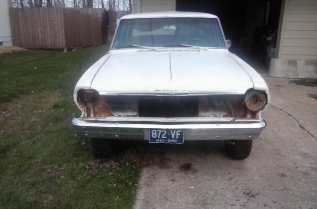 1963 Black Chevrolet Nova Coupe
