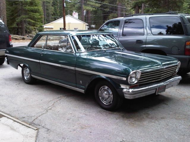 1963 Green Chevrolet Nova Coupe