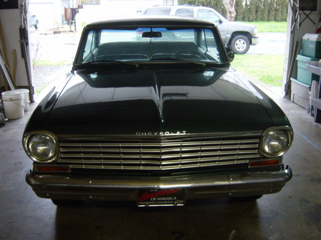 1963 Green Chevrolet Nova Coupe