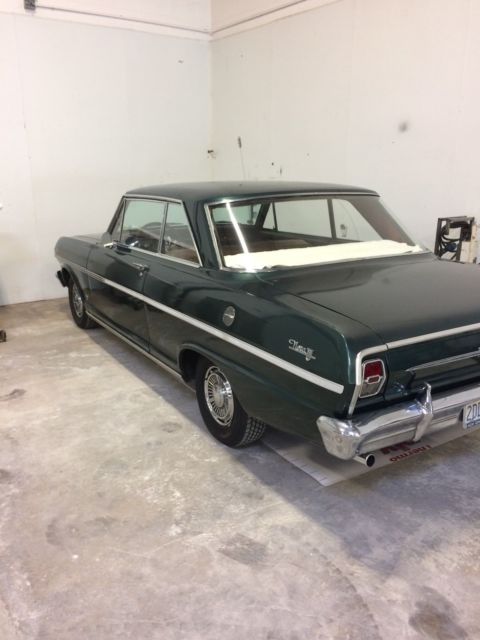 1963 Green Chevrolet Nova Coupe