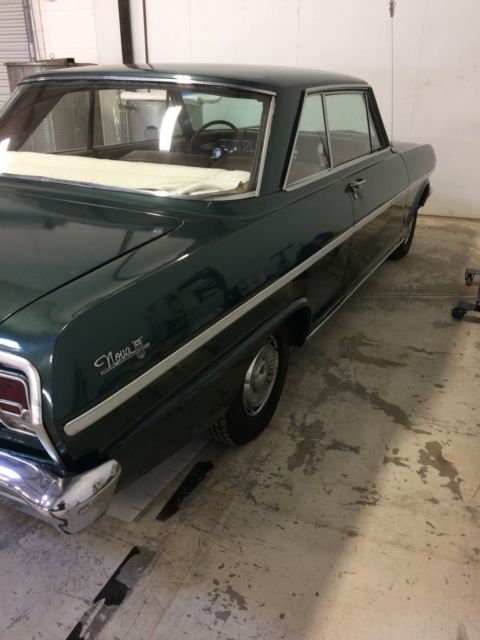 1963 Green Chevrolet Nova Coupe