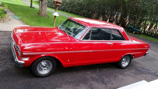 1963 Red Chevrolet Nova 2 Door Hard top