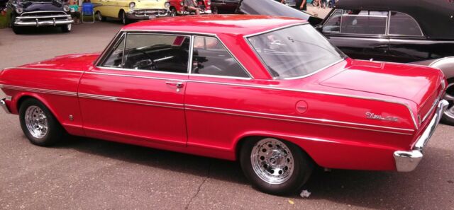 1963 Red Chevrolet Nova 2 Door Hard top