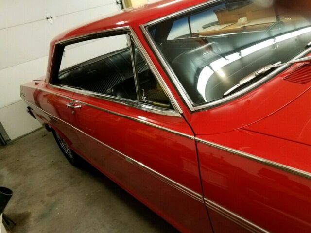 1963 Red Chevrolet Nova 2 Door Hard top