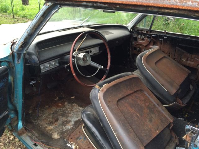 1963 Teal Chevrolet Impala Coupe