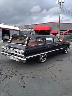 1963 black Chevrolet Impala wagon