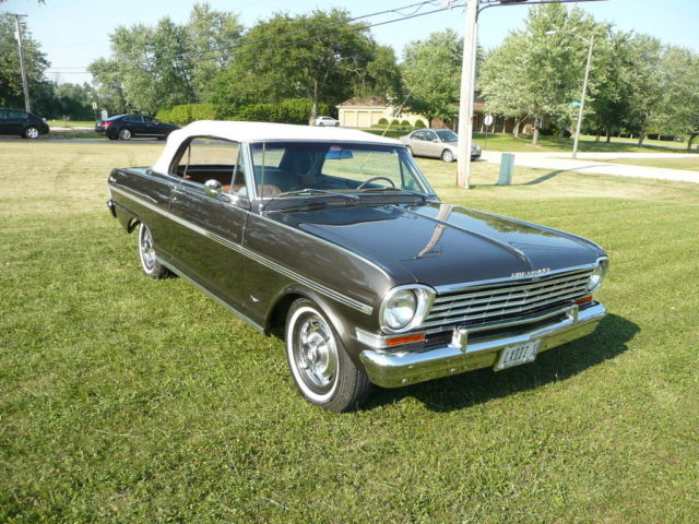 1963 Brown Chevrolet Nova Convertible