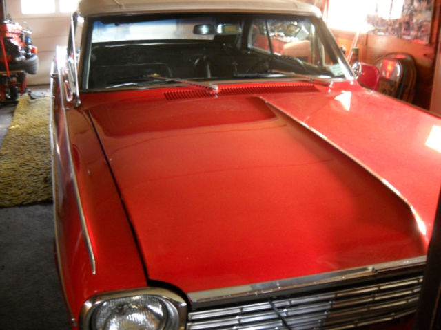 1963 Red Chevrolet Nova Convertible