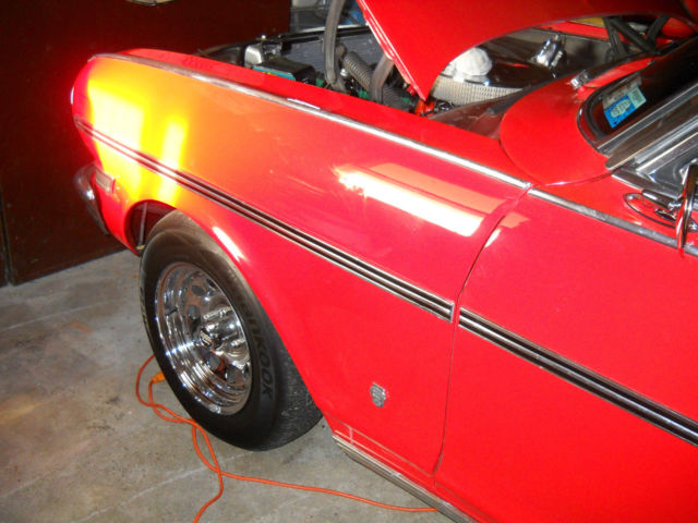 1963 Red Chevrolet Nova Convertible