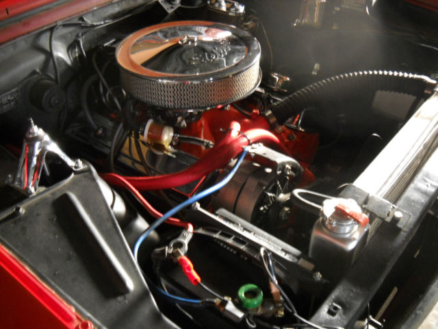 1963 Red Chevrolet Nova Convertible