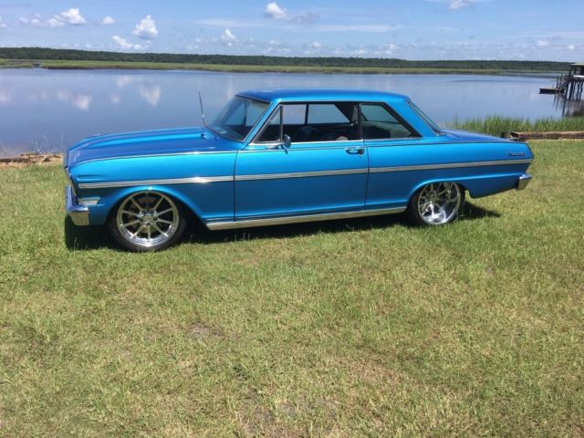 1963 Blue Chevrolet Nova Coupe