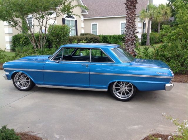 1963 Blue Chevrolet Nova Coupe