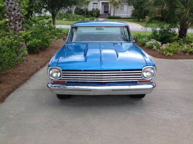 1963 Blue Chevrolet Nova Coupe