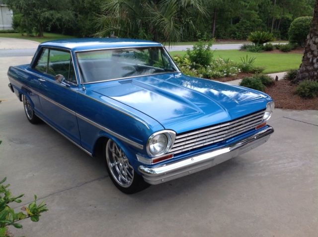 1963 Blue Chevrolet Nova Coupe