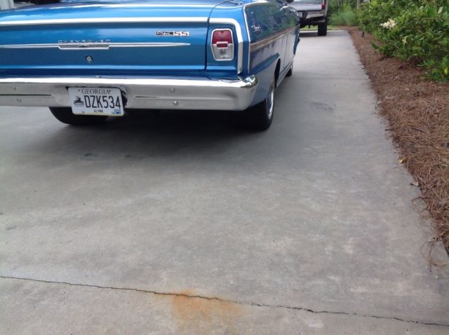 1963 Blue Chevrolet Nova Coupe