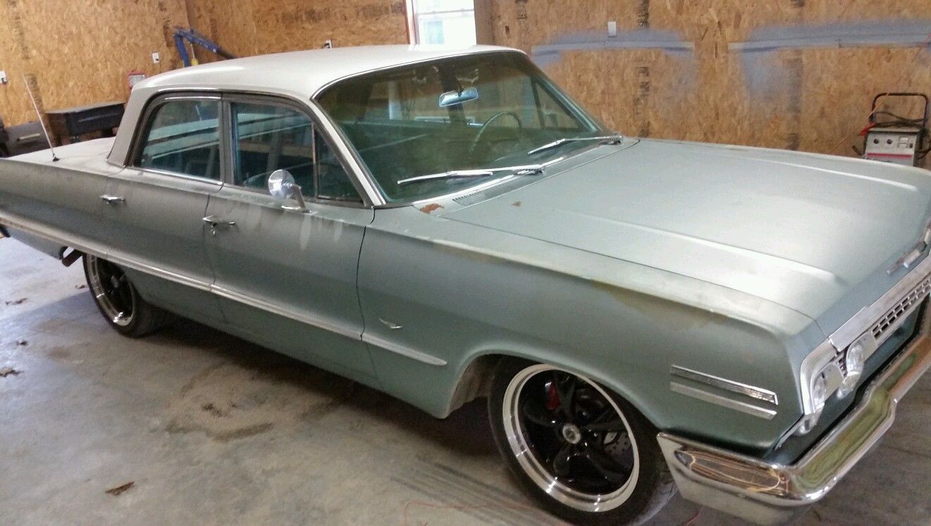1963 Blue Chevrolet Impala