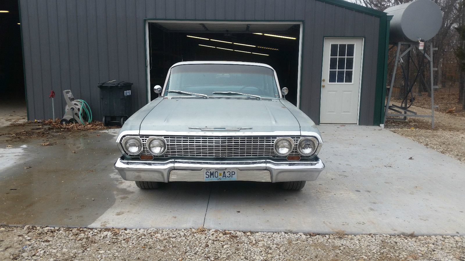1963 Blue Chevrolet Impala