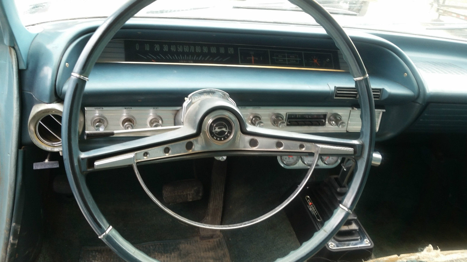 1963 Blue Chevrolet Impala