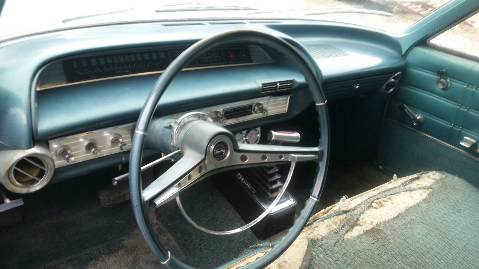 1963 Blue Chevrolet Impala