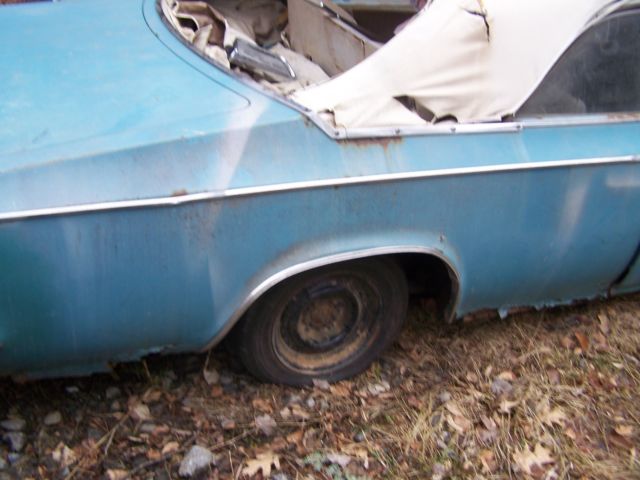 1963 Blue Chrysler 300 Series Convertible