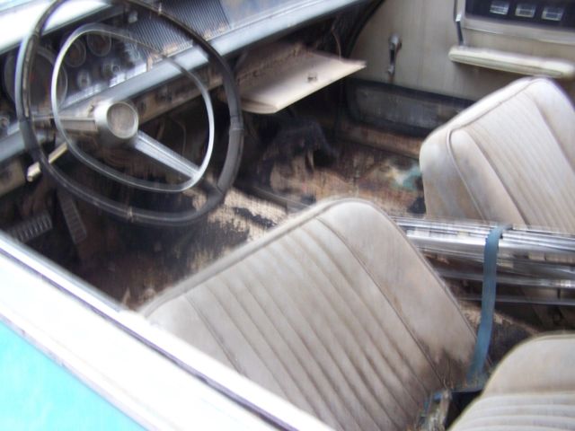 1963 Blue Chrysler 300 Series Convertible