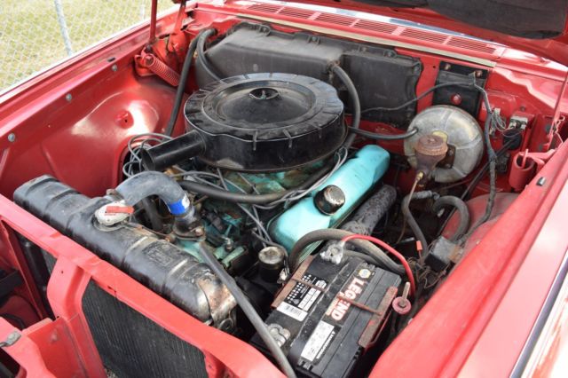 1963 Red Chrysler 300 Series Convertible