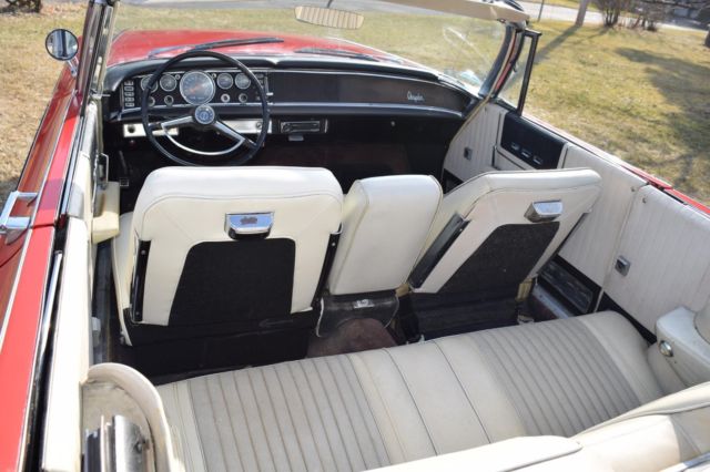 1963 Red Chrysler 300 Series Convertible