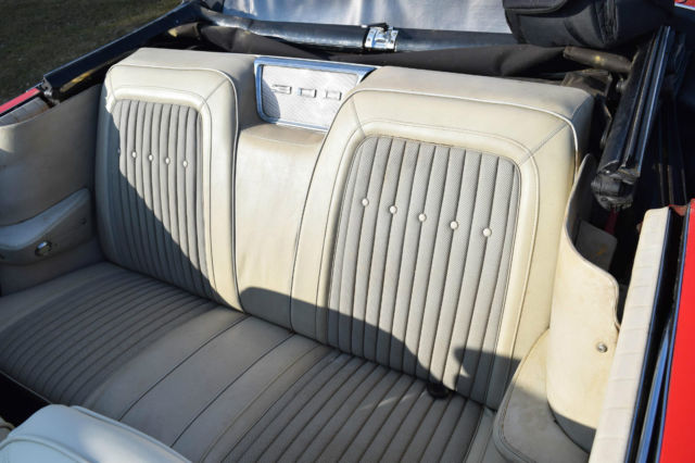 1963 Red Chrysler 300 Series Convertible