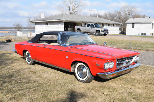 1963 Red Chrysler 300 Series Convertible