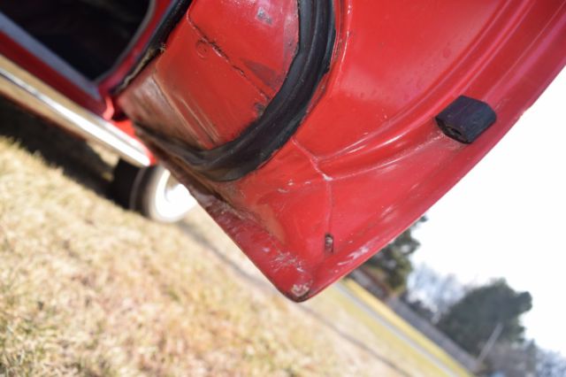 1963 Red Chrysler 300 Series Convertible