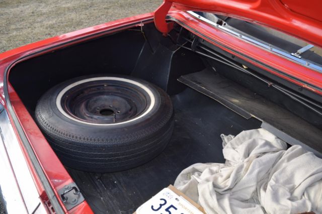 1963 Red Chrysler 300 Series Convertible