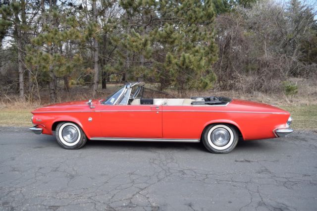 1963 Red Chrysler 300 Series Convertible