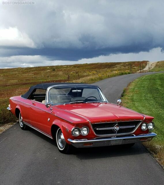 1963 Red Chrysler 300 Series 2 Door Convertible Convertible