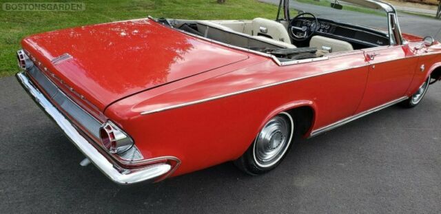 1963 Red Chrysler 300 Series 2 Door Convertible Convertible