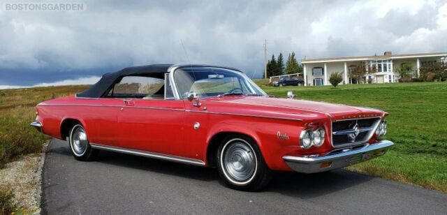 1963 Red Chrysler 300 Series 2 Door Convertible Convertible