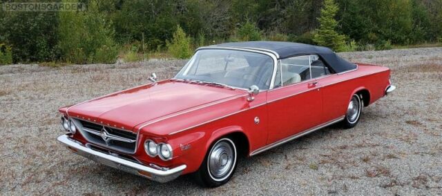 1963 Red Chrysler 300 Series 2 Door Convertible Convertible
