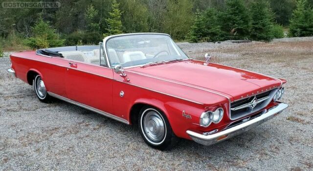 1963 Red Chrysler 300 Series 2 Door Convertible Convertible