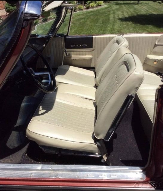 1963 Red Chrysler 300 Series Convertible