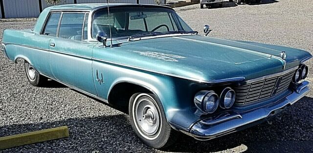 1963 Teal Chrysler Imperial Coupe