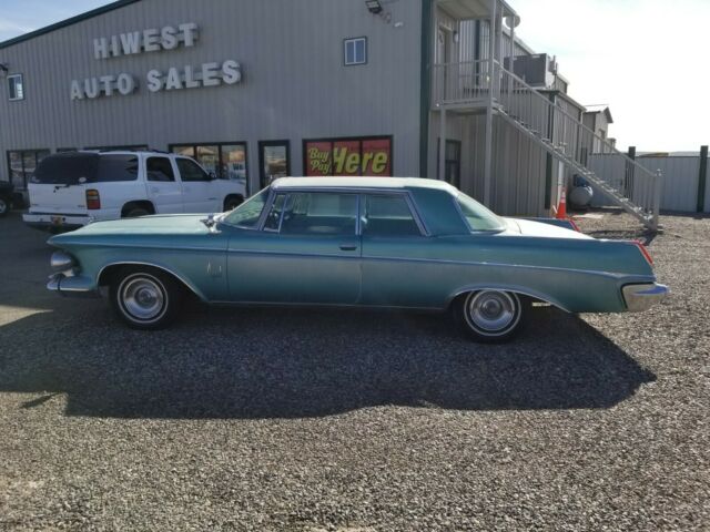 1963 Teal Chrysler Imperial Coupe