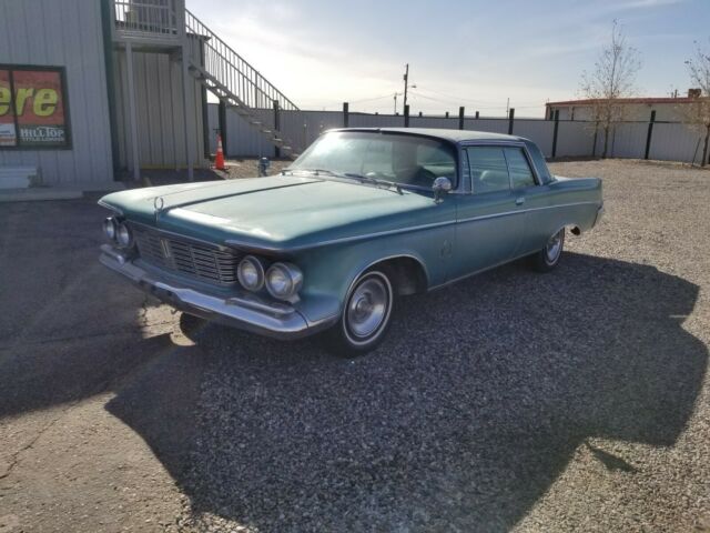 1963 Teal Chrysler Imperial Coupe