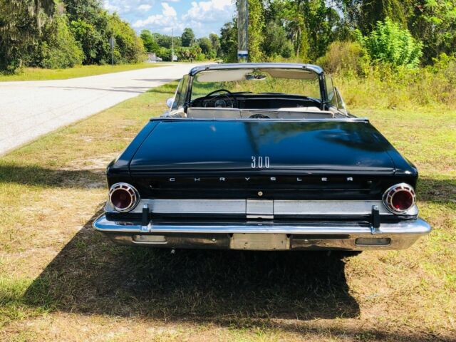 1963 Black Chrysler 300 Series Convertible