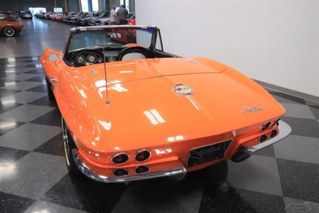 1963 Orange Chevrolet Corvette